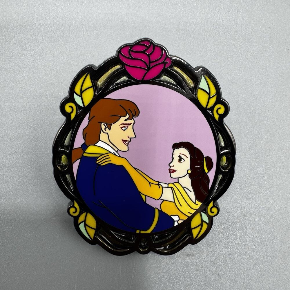 Disney Princess Couples Blind Box Enamel Pin BELLE & PRINCE ADAM New Open Box